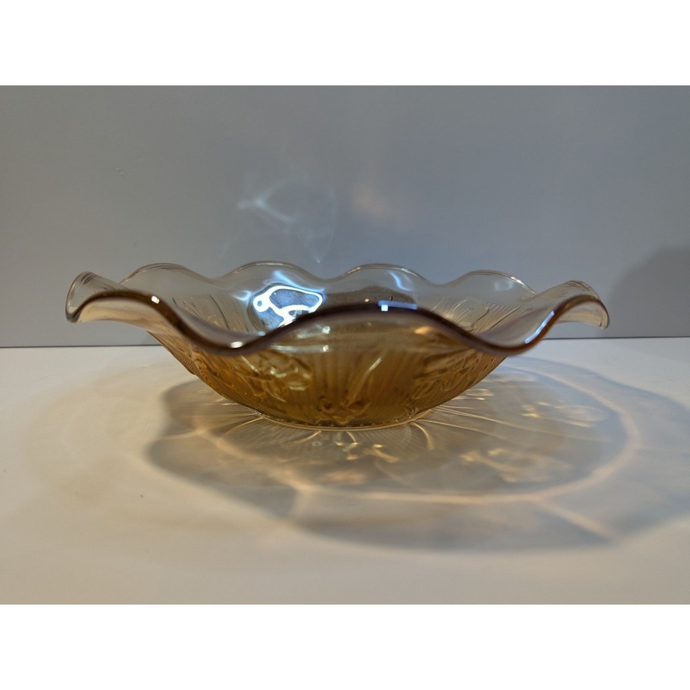 Marigold vintage‎ iris fluted bowl